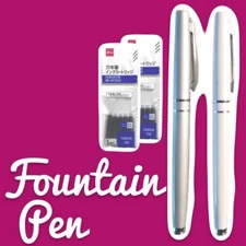 Daiso Brillo fountain pen with Medium stainless steel nib