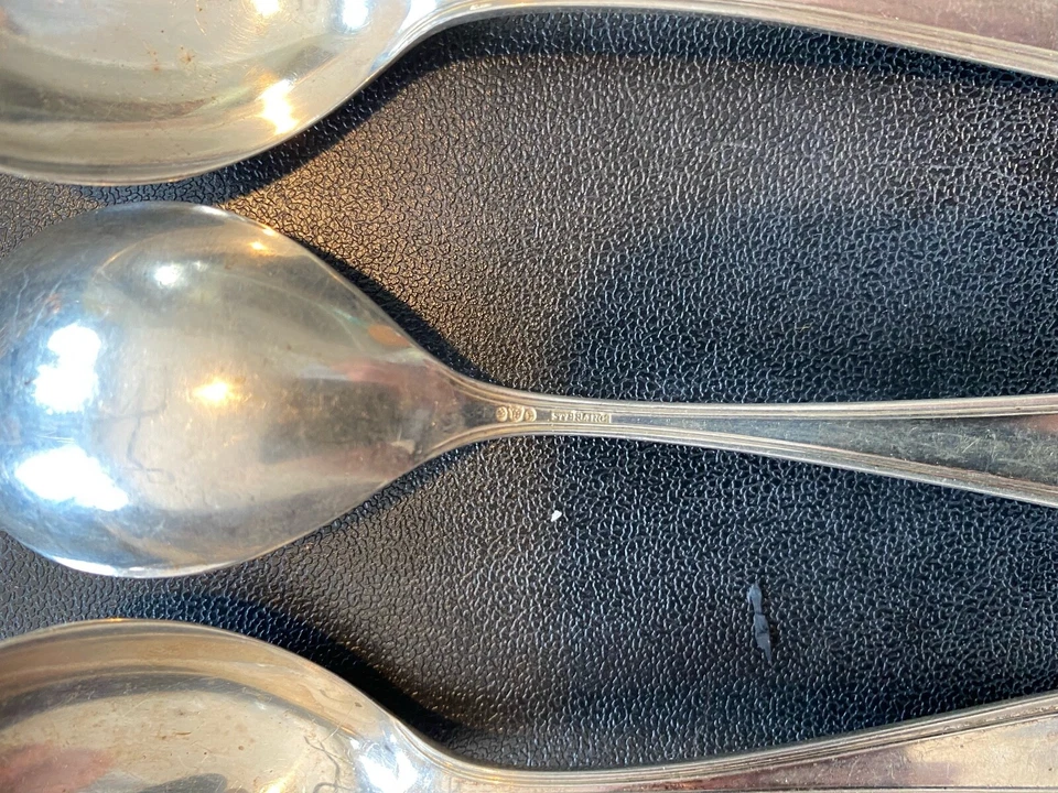 1 PUTNAM BY WALLACE PLATA DE LEY 12 av. HORQUILLA DE HELADO A JUEGO precio cada uno Foto 3 de 3