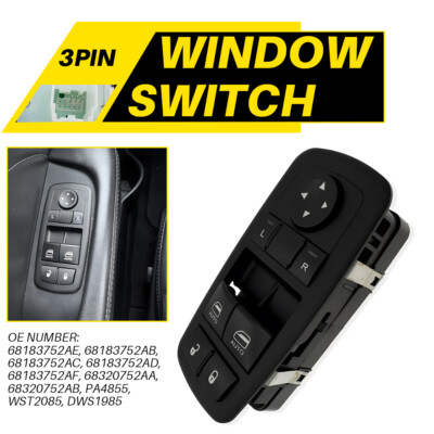 Power Window Switch For 2015-2022 Dodge Challenger Driver Side Front Left I