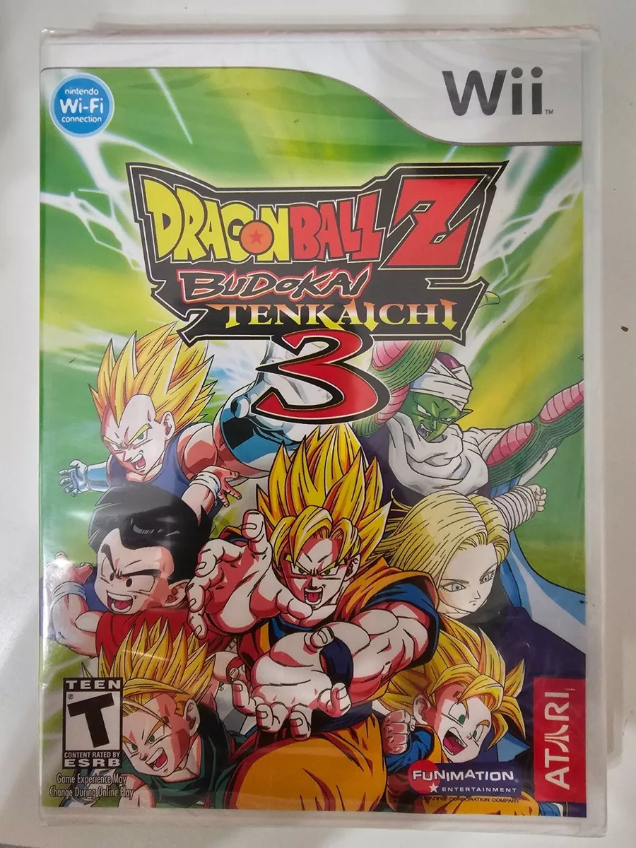 Dragon Ball Z Budokai Tenkaichi 3 for Nintendo Wii 2007 Atari Funimation  742725275584