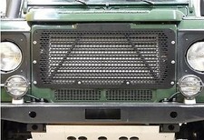Land Rover Defender 90/110 Griglia anteriore in acciaio inox nero DA2356B x1
