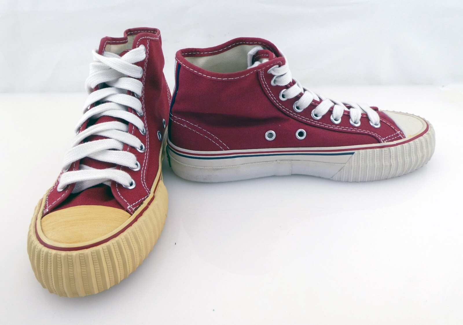 PF Flyers Shoes Center Reissue Hi Fuschia Pink/Red Sneakers Womens 6.5
