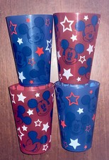 Mickey Mouse Set of 4 Kids Toddlers Drinking Cups 8oz Disney BPA FREE