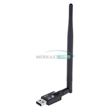 300Mbps Wireless USB Network Card WiFi Adapter with Antenna WPS Button MF