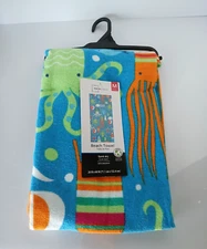 New Beach/Pool Towel Squid/Octopus 28"x 60" Girls/Boys Mainstays