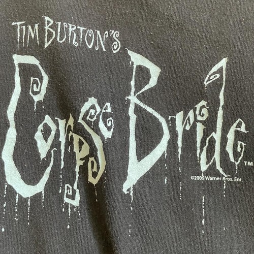 Corpse Bride Movie T-Shirt 2005 Tim Burton Johnny Depp M Size Tennessee River - Picture 2 of 10