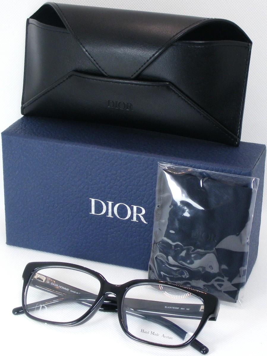 Christian DIOR HOMME BLACKTIE 189F BLACK /CLEAR/BLACK  display picture 3