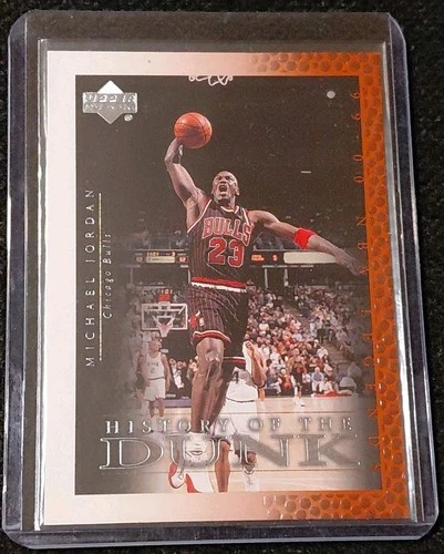 2000-01 Upper Deck History of the Dunk Michael Jordan Card #70 Bulls NBA HOF