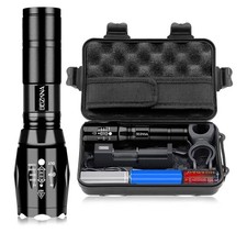 LED Torch Rechargeable 2000LM CREE L2 Zoom Flashlight Camping Emergency