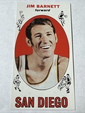1969-70 Topps Basketball Card Jim Barnett RC #51 Tall Boy