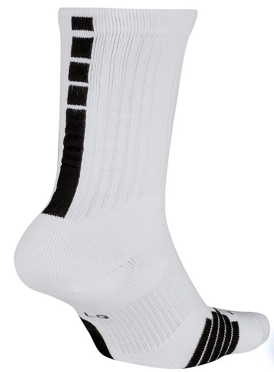 Calcetines Nike Elite Crew Blanco y Negro Talla YTH 3Y-5Y WMN 4-6 Talla Pequeña Baloncesto Foto 2 de 4
