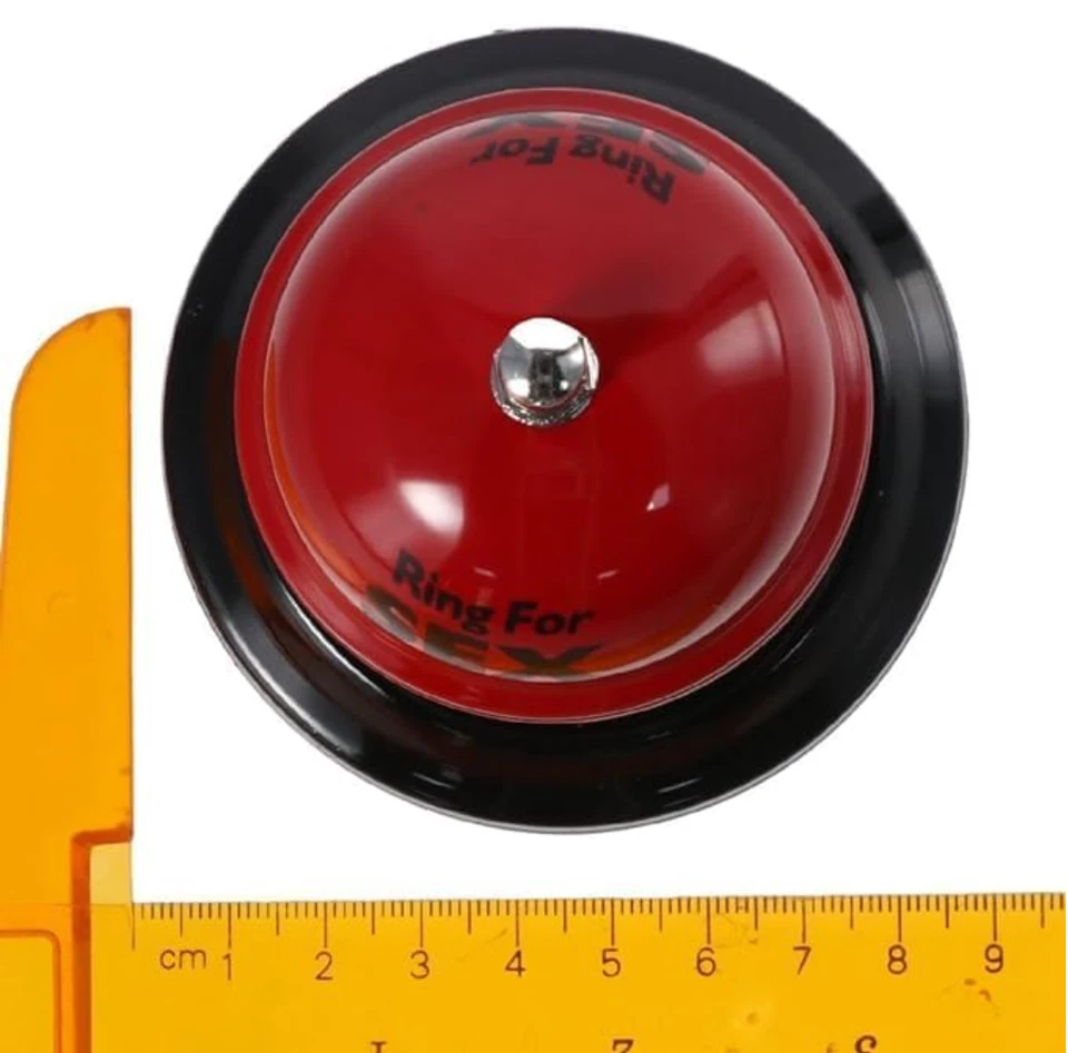 Anillo para Campana de Sexo Divertido Rojo Mesa de Empuje Campana Parejas Fiesta Gallina Ciervo Idea de Regalo Foto 4 de 4