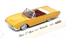 Solido 1/43 Scale Diecast 4504 - 1961 Ford Thunderbird Cabriolet - Yellow