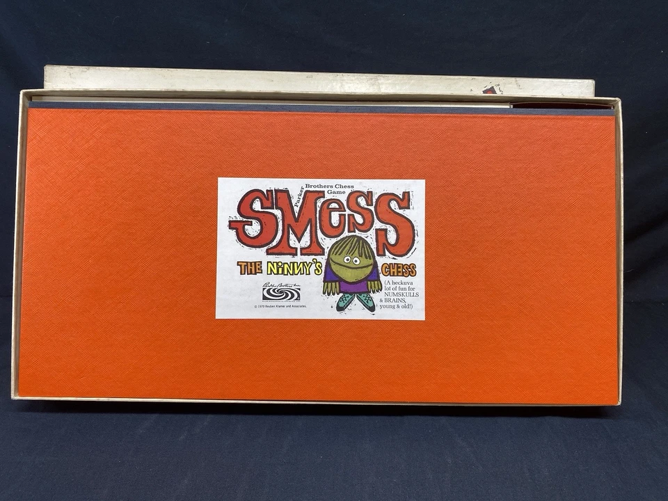 SMESS The Ninny's Chess Board Game 1970 VINTAGE Parker Brothers 100% Complete - Image 4 of 4