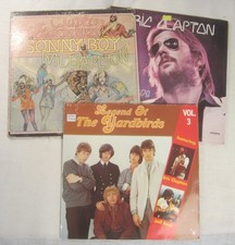 3 YARDBIRDS LP's -- SONNY BOY WILLIAMSON + Legend of the Yarbirds + ERIC CLAPTON