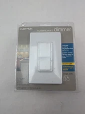 Lutron Contemporary Dimmer Switch DVW-600PH-WH 600W DIMMER 