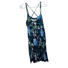 Old Navy Dress Women's Large Floral Strappy Sheath Printed Vacation Resort