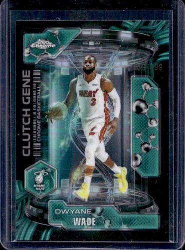 2025 Topps Chrome Dwyane Wade Refractors Aqua (RAW)