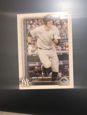 2025 Topps Update Series - Rookie Debut Ben Rice #US25 (RC)