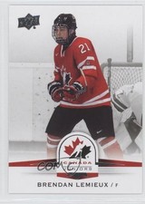 2014 Upper Deck Team Canada Juniors Brendan Lemieux #4 0f8