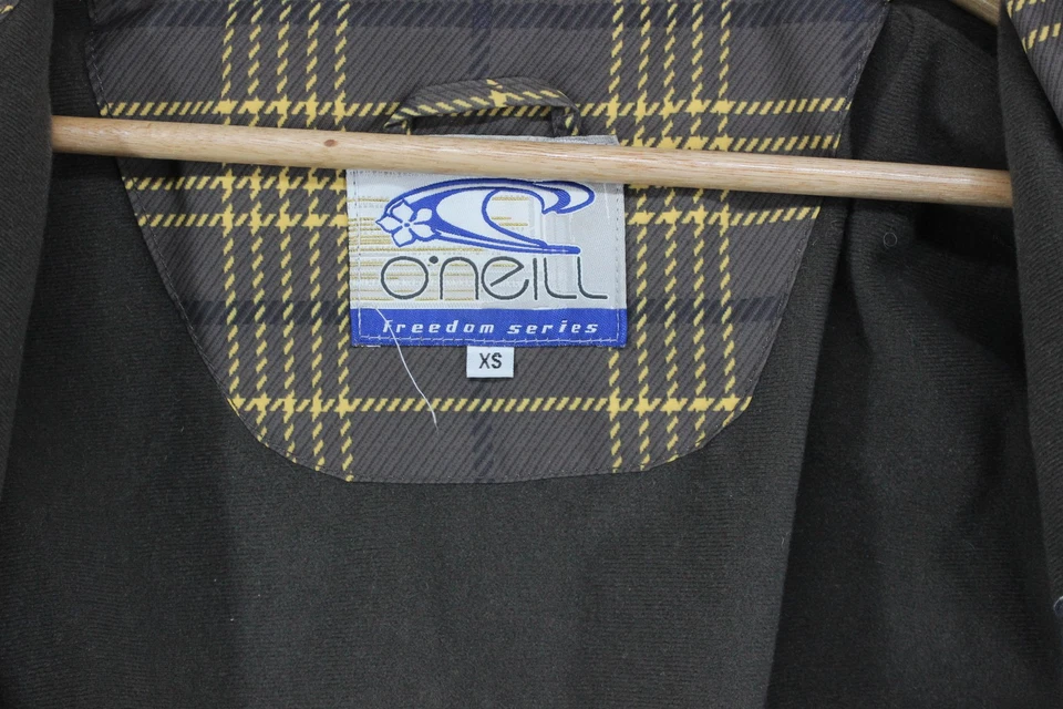 O'Neill Ski Jacket Womens Size XS Multicoloured Hooded Winter Outerwear Check - Image 4 of 4