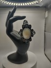 Vintage Sterling Silver 925 Mabe Pearl Size 9 Ring — photo 2