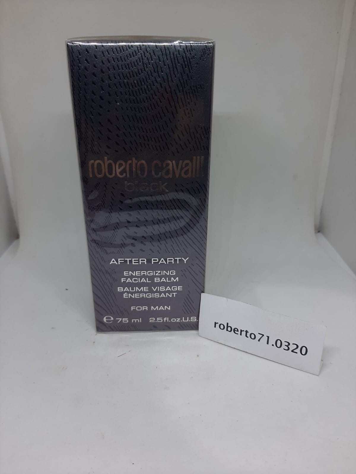 Roberto Cavalli Black Facial Balm 75ml Nuovo | Rare Collector Item