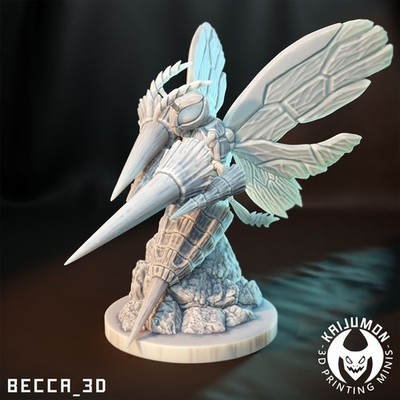 Mega Bibor - Pokemon/Kaijumon - bemalbare 3D Fan Art Figur