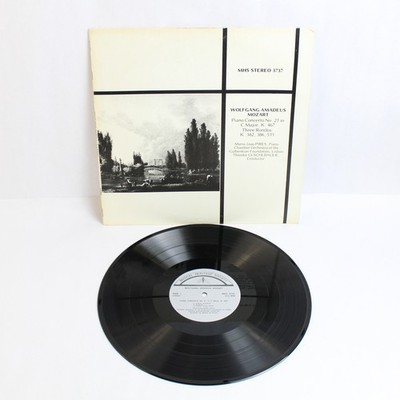 1974 Mozart Piano Concerto No. 21 in C Major Musical Heritage Society 12'' Record