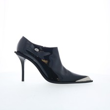 Diesel D-Tona SC Mules Womens Black Leather Slip On Pumps Heels Shoes