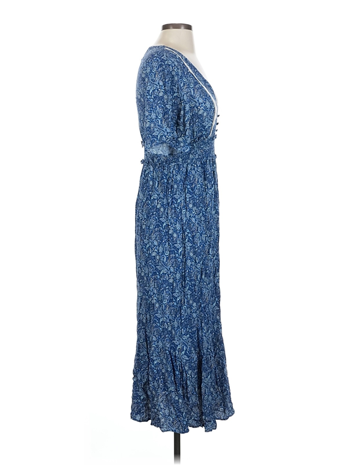 Zara Women Blue Casual Dress XS thumbnail 3