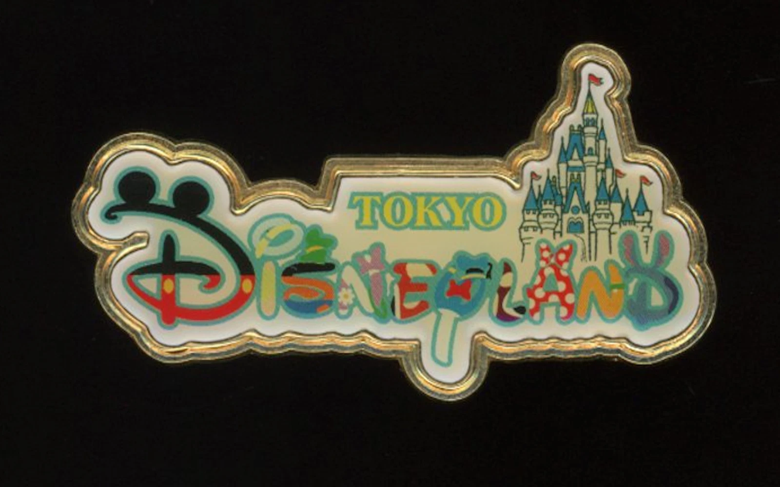 TDL Japan Tokyo Disneyland Character Logo Disney Pin