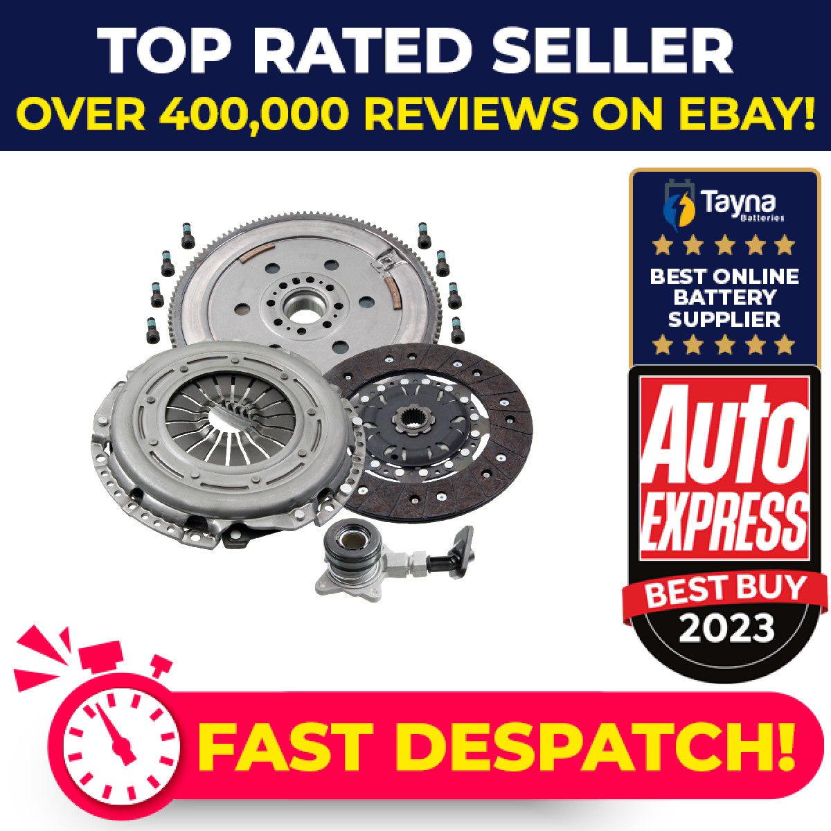 Dual Mass Flywheel DMF Kit with Clutch and CSC ADBP300017 Blue Print 1232791S9