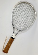 Old Tennis Racquet 4 1/8 Genuine Cowhide Leather Handle with Strap Racket