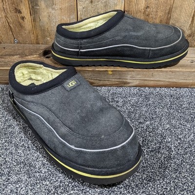 UGG Herren Tasman Cali Wave Hausschuhe Grau UK 11 EU 45 Anthrazit Wildleder 1136700