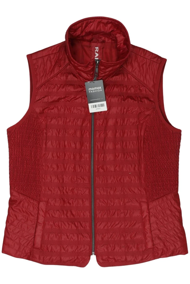 RABE Weste Damen ärmellose Jacke Steppweste Kostümweste Gr. 40 Rot #nirjs5o