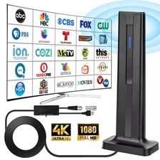 6000 Miles Upgraded Digital HD Indoor HDTV 1080P 4K Long Signal Range TV Antenna