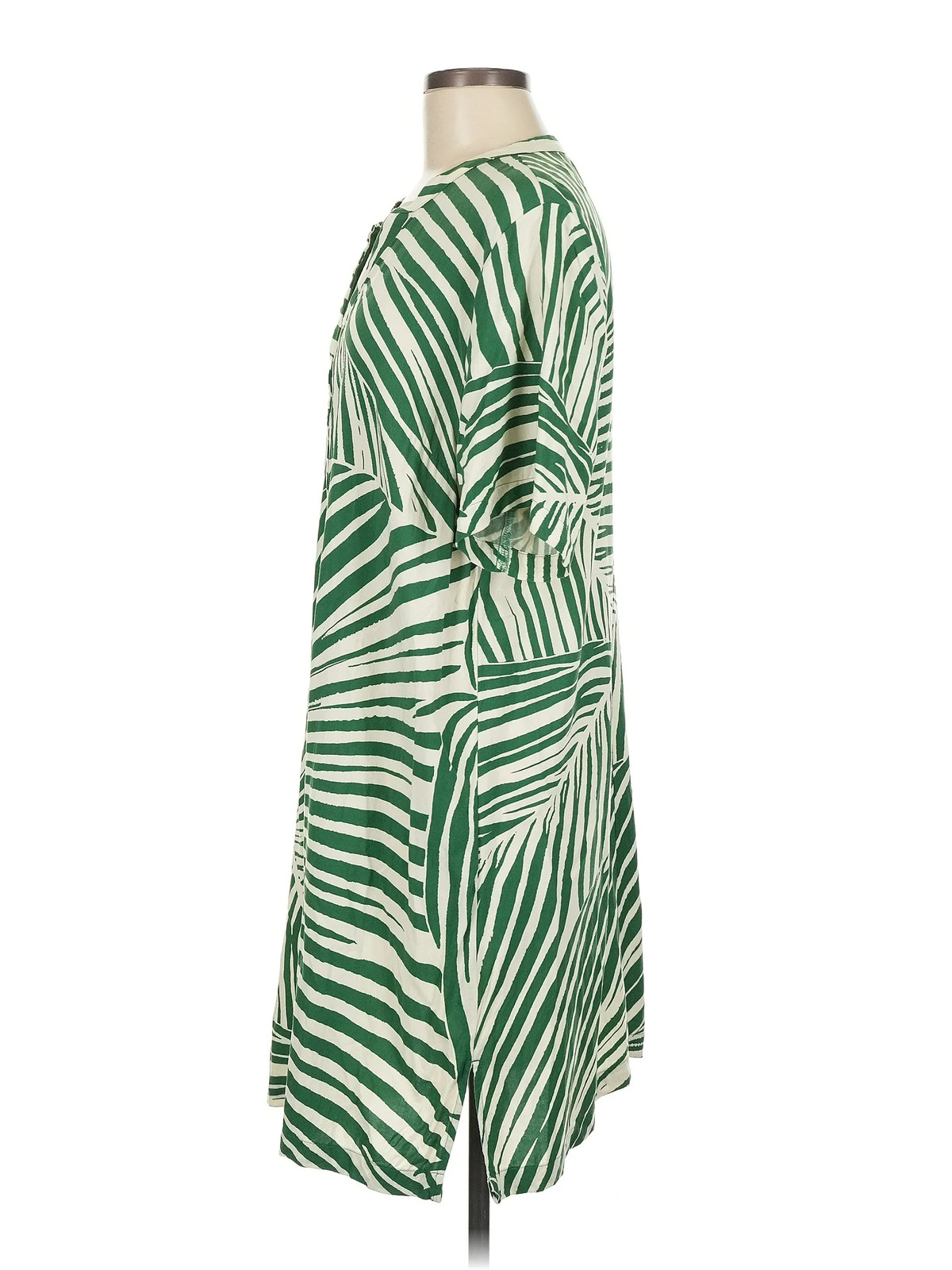 H&M Women Green Casual Dress M thumbnail 4