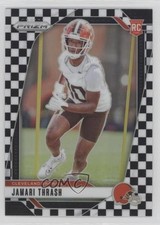 2024 Panini Prizm Rookies Black & White Checker Prizm Jamari Thrash #340 1g34