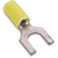 7pc STA-KON by ABB (FORMERLY T&B) RC10-8F Nylon Insulated Fork Terminal Bol