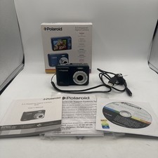 Polaroid i835 8.0MP Digital Camera Soft Matte Blue W/ Box TESTED WORKS