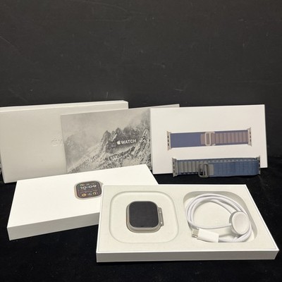 Apple Watch Ultra 2 GPS 49mm Titanium Blue Alpine Loop L  A2986 