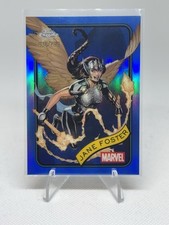 2025 Topps Chrome Marvel JANE FOSTER /299 Blue Refractor #90