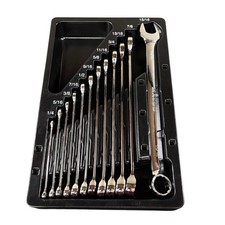 Matco Tools Smcwl12 12pc Sae 12-point Combination Wrench Set Matco Tools Smcwl12 12pc Sae 12-point Combination Wrench Set