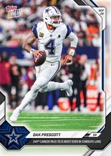 Dak Prescott Sets Cowboys TD Pass Record 2026 NFL Topps NOW #24 PRESALE