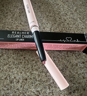 NIB REALHER Elegant Charm LIP LINER Duo Double Ended Neutral Pink Just Released