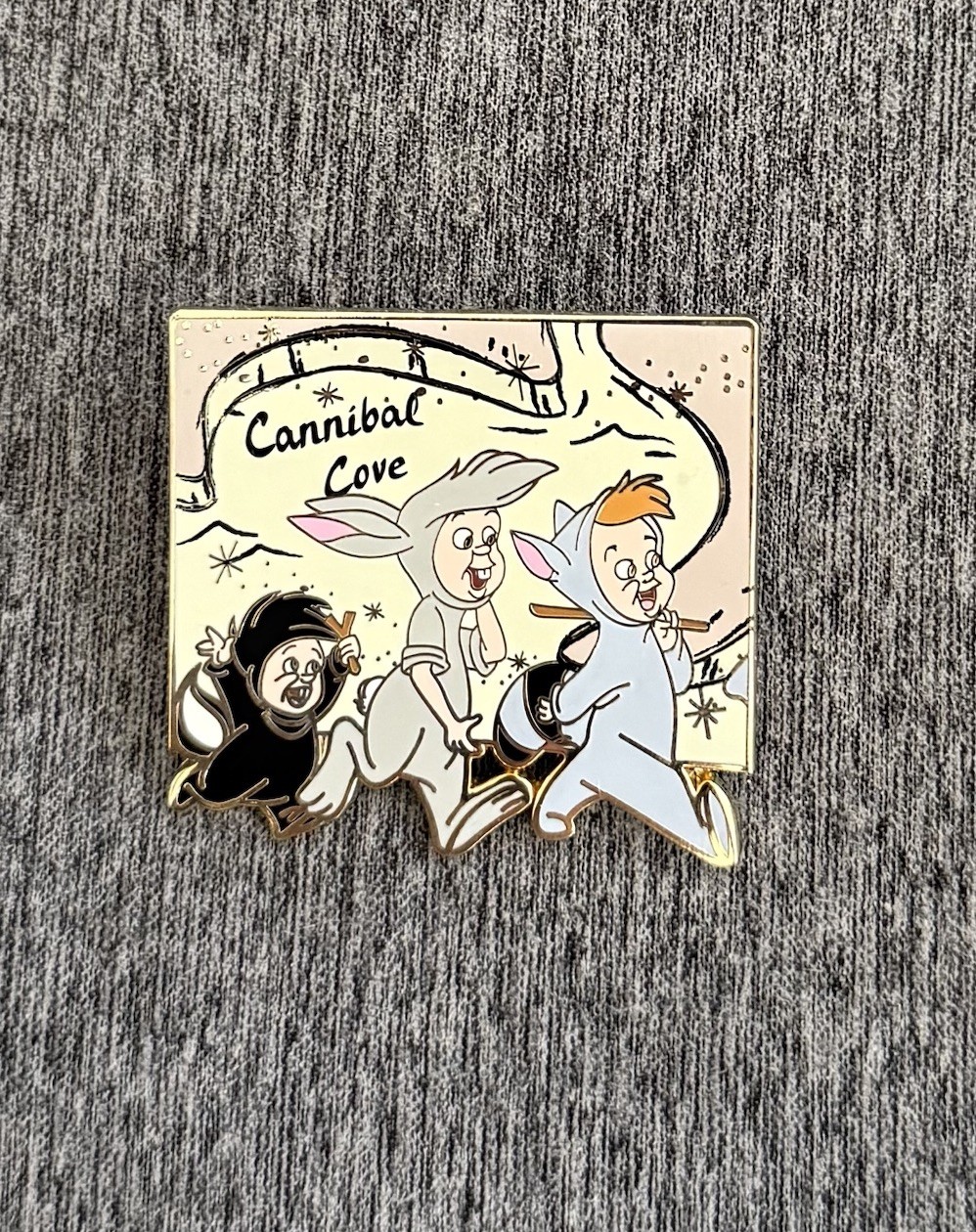 PETER PAN 65 ANIVERSARIO COLECCIÓN NIÑOS PERDIDOS NEVERLAND MAPA MISTERIO REVELAR PIN