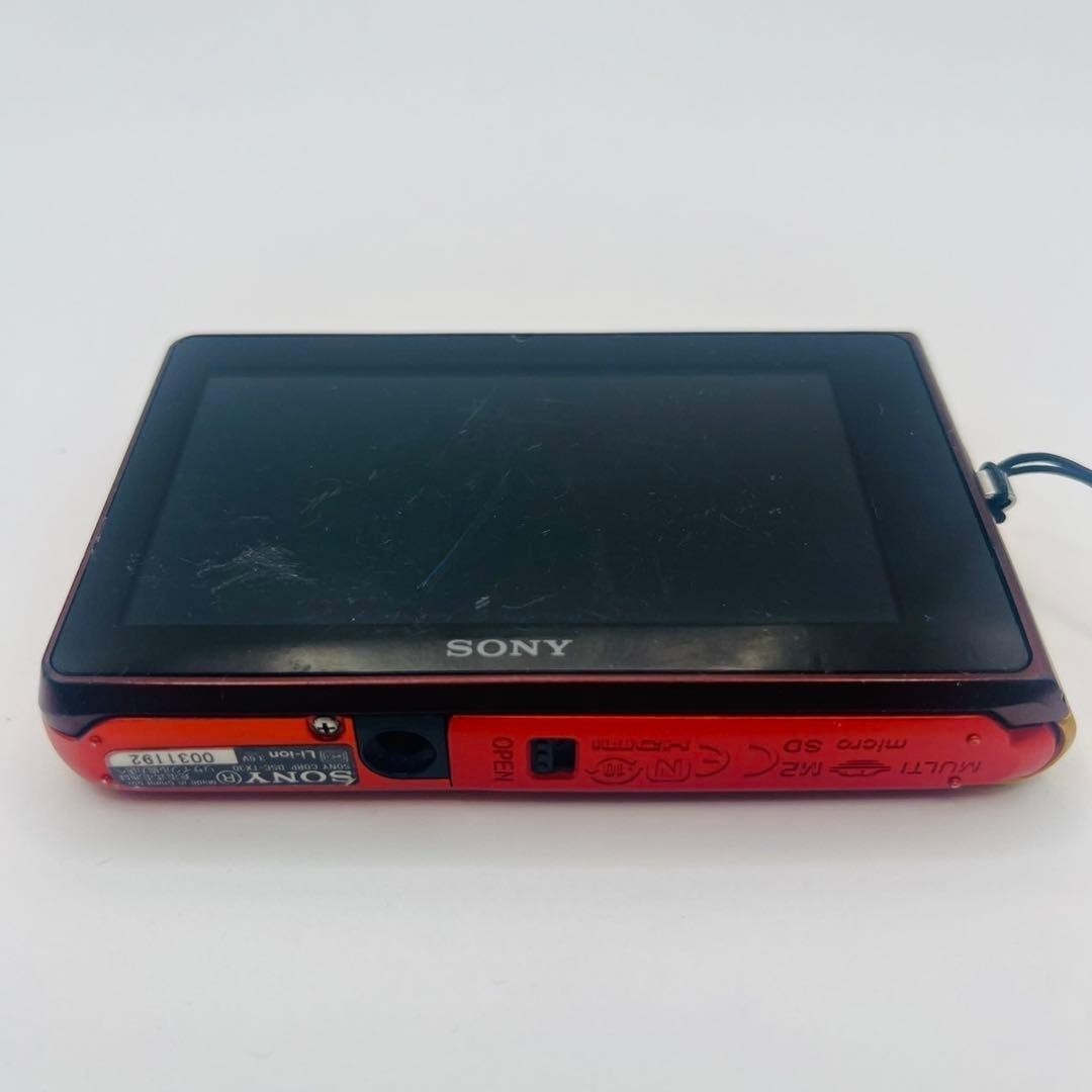 Sony Cyber-shot DSC-TX30 18.2MP Digital Camera - Orange for sale