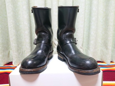 Red Wing Engineer Boots 2268 PT91 6.5 Black Chrome #0518 | eBay