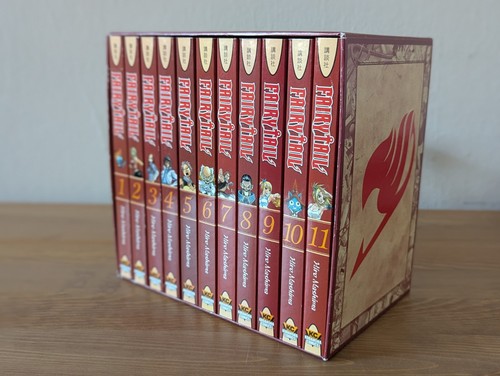 Fairy Tail Manga Box Set 1 by Hiro Mashima (English) Paperback Book 1